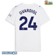 Manchester City Josko Gvardiol #24 Tredjedrakt Dame 2026-27 Kortermet